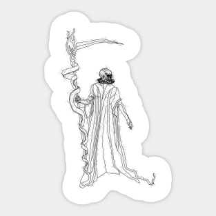 grim Reaper black Sticker